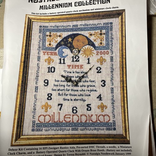 Cross stitch kit sampler - cross,