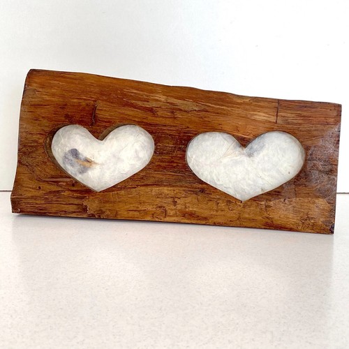 Wooden photo frame double - frame,