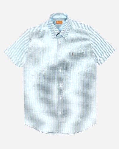 Gabicci frazer shirt aqua blue - frazer,