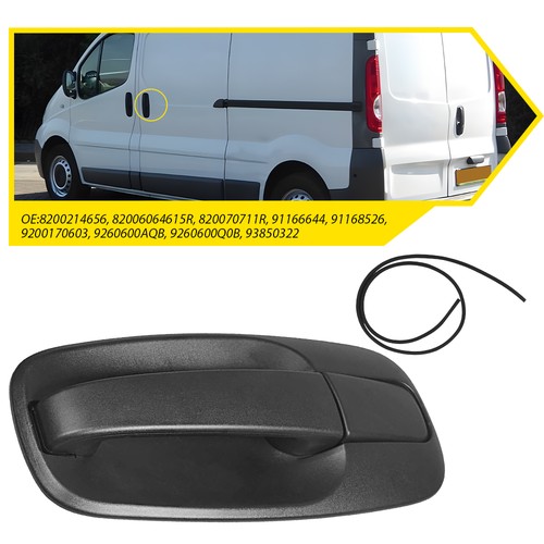 Rear back door - back, handle