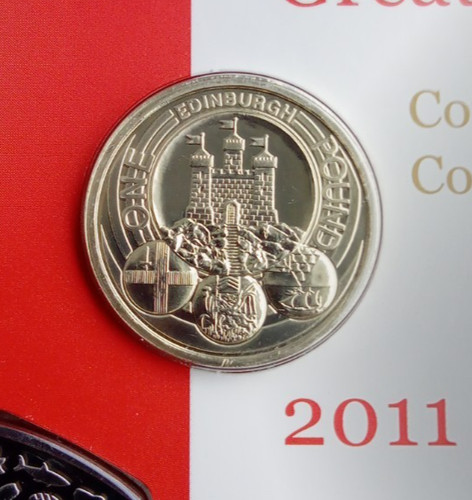 2011 edinburgh cities one - edinburgh, £1