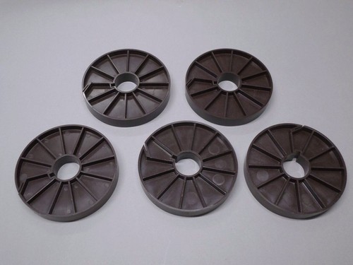 16mm cine film cores - cine, x5