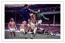 GORDON BANKS STOKE CITY SIGNED PHOTO PRINT AUTOGRAPH SOCCER