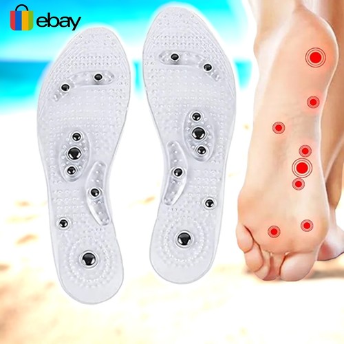 Magnetic shoe gel insoles - magnetic,