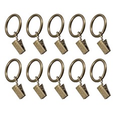 25mm Curtain Rings with Clips-