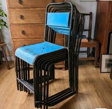 6x Vintage Industrial Metal