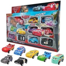 12pcs  Pixar Cars Set – Lightning McQueen & Friends 6cm Model Cars