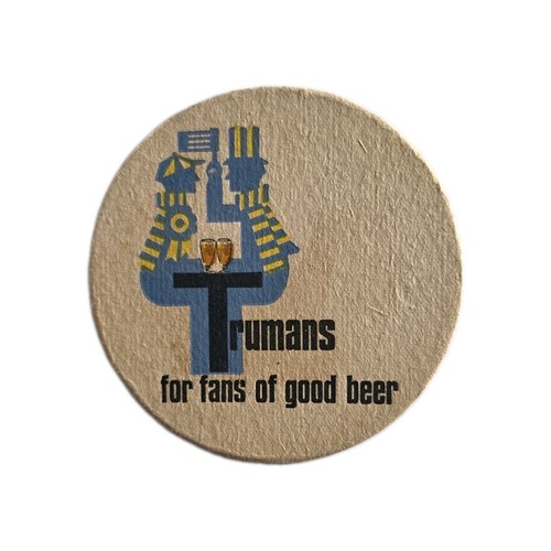 Beer mat trumans brewery - beer,