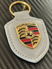 Porsche Pendant Keyring Silver