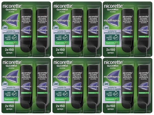 2 nicorette quickmist - nicorette,