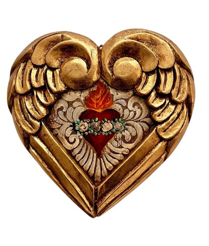 Sacred heart with wings - sacred,
