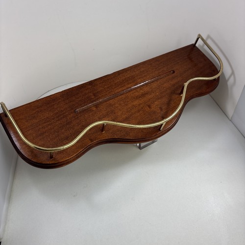 Vintage homco wood wall shelf - wall,