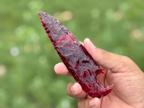Inch large red obsidian - large,