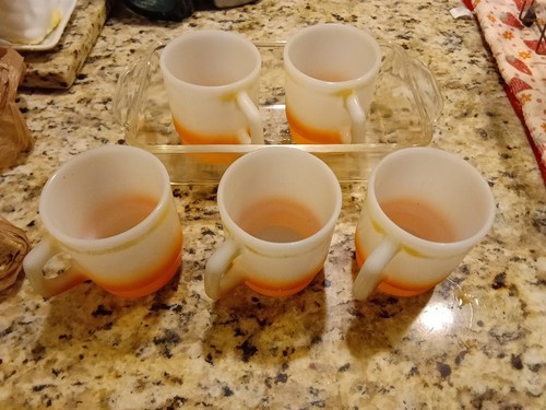 Vintage fireking mugs cups - 5,