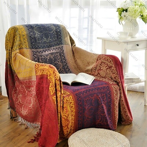 Oriental ethnic bedspread - oriental,