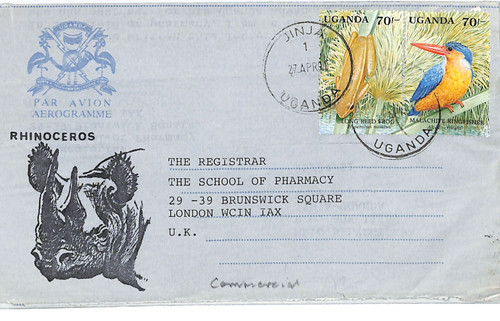Uganda commercial air letter - uganda,