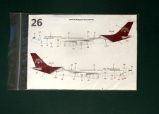 Two Six Decals 1/144 144-670:  Airbus A340-300 Air Madagascar