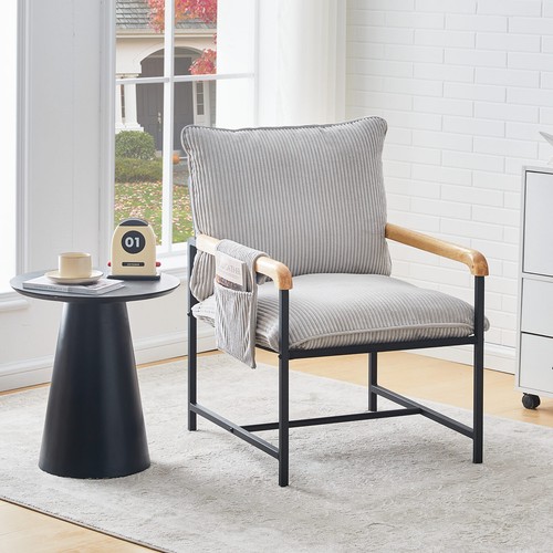 Single accent chair with - single, metal