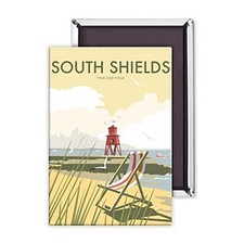 South Shields (by Dave Thompson)  steel fridge magnet