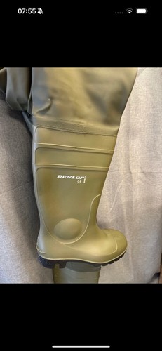 Dunlop safety thigh waders - safety,