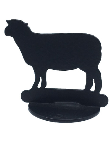 Southdown sheep fence post - post, top