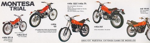 1970 montesa trial cota 25 - 1970's,