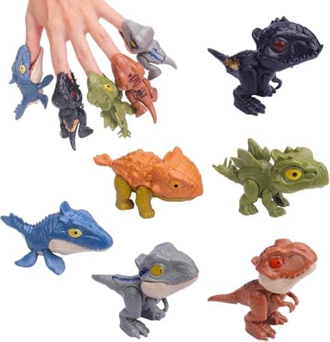 Biting finger dinosaurs - biting, 6