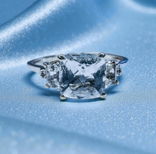 Natural Aquamarine & Diamond