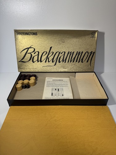 Backgammon vintage waddingtons - backgammon,