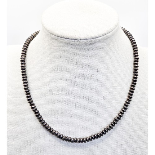 Navajo pearl necklace 2 3mm - navajo,
