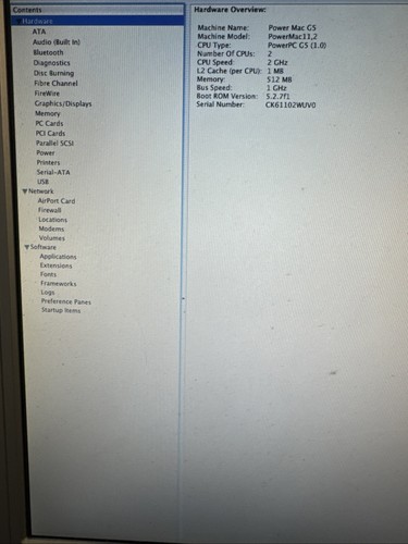 2005 power mac - power, g5