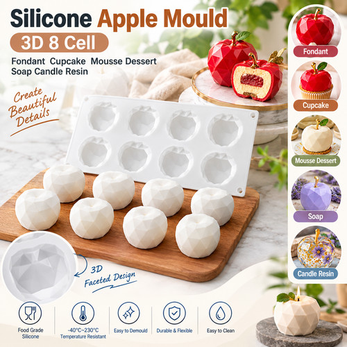 Apple pear orange silicone - apple,