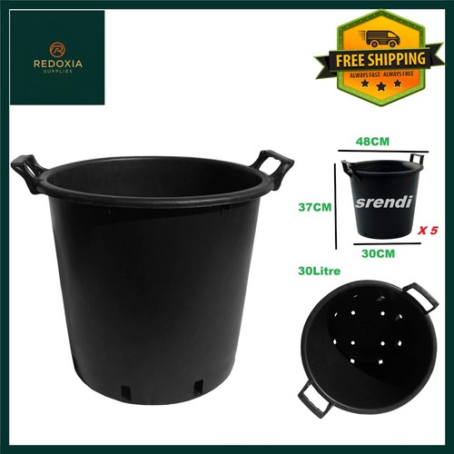 Heavy duty plastic plant pots - heavy,