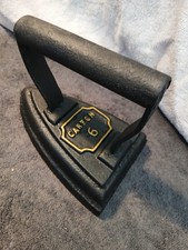 antique Cast  flat Iron carron