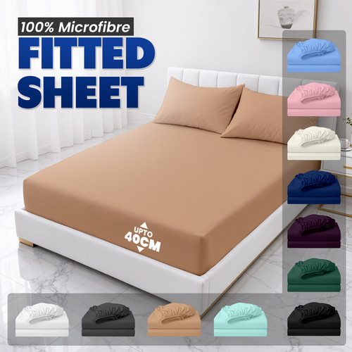 Extra deep fitted sheet 40cm - deep,