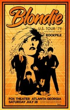 Blondie 1979 , concert poster