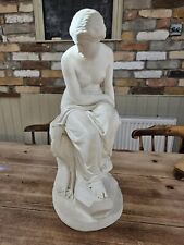 Minton Parian Figurine SOLITUDE by J. Lawlor 1852, 20" tall