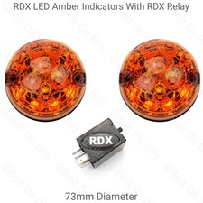 Rdx led 73mm amber - 73mm,