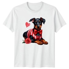 Doberman Puppy Valentines Day