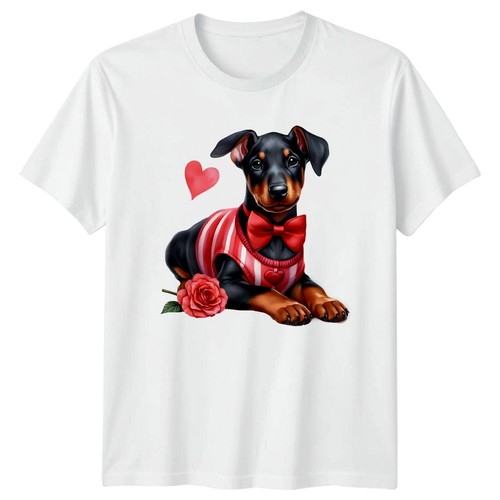 Doberman puppy valentines - doberman,