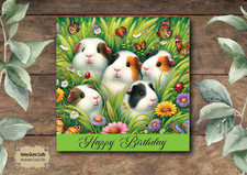 PET 014 Animal Birthday Card