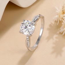 2.0ct Round Cut Lab‑Created