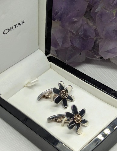 Vintage sterling silver daisy - silver,