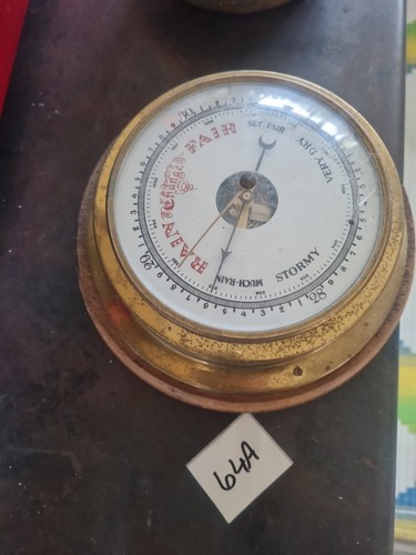 Barometer wood surround - wood,