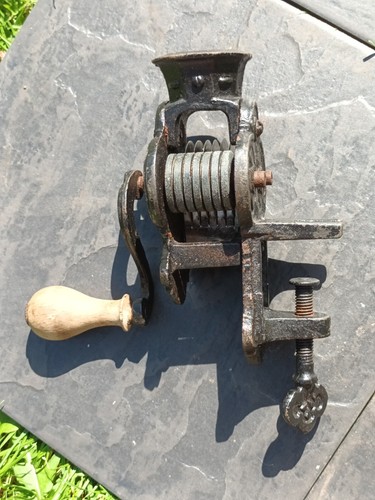 Antique 1800s cast iron - iron, bean