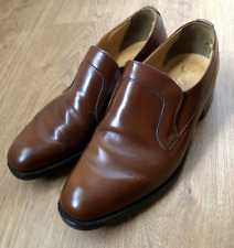 Loake & Sons Tring Leather Brown Shoes Long Life Craftsman Made in England UK 7