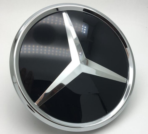Clip front emblem star mirror - front,