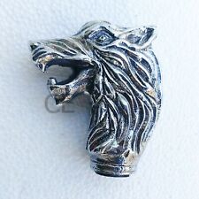 Antique Brass wolf Head Handle