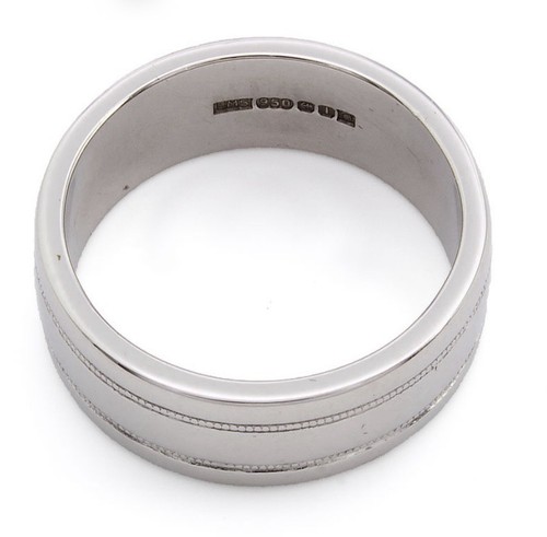 Palladium wedding band - band, ring