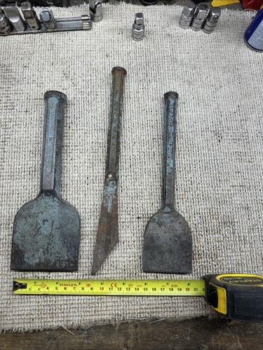 Vintage footprint chisels - footprint, x3